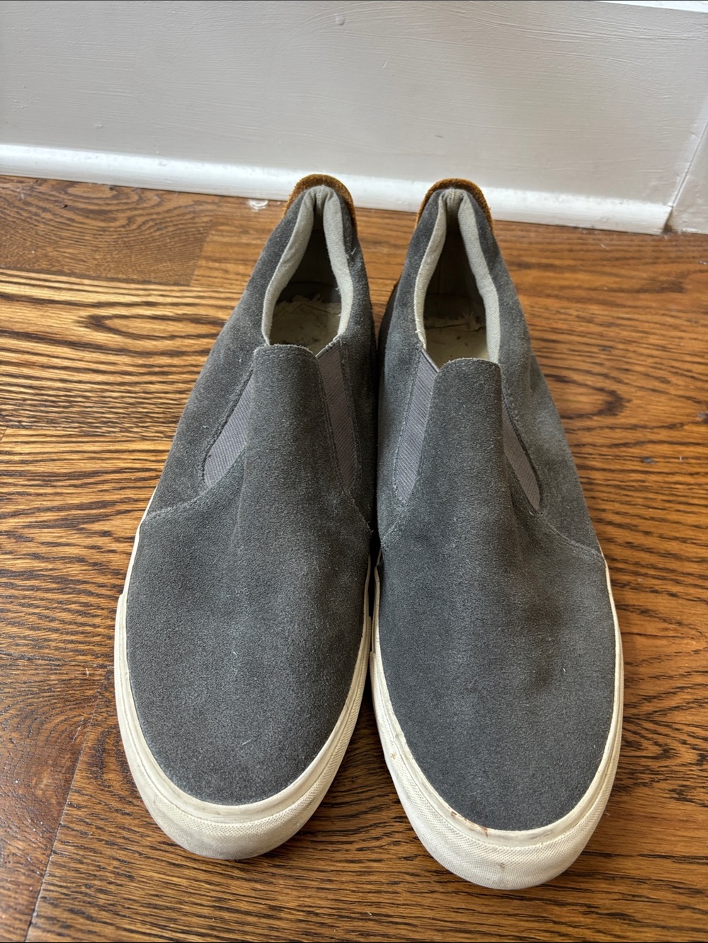 SeaVees Charcoal Suede Slip-On Loafers